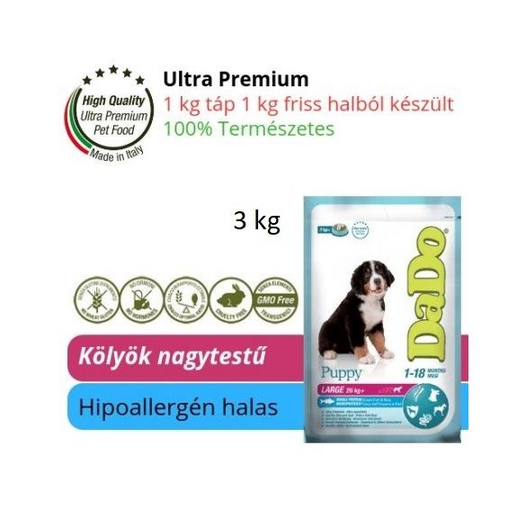 DaDo Puppy Large Fish 3 kg