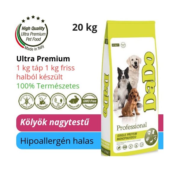 DaDo Puppy Large Fish 2*20 Kg