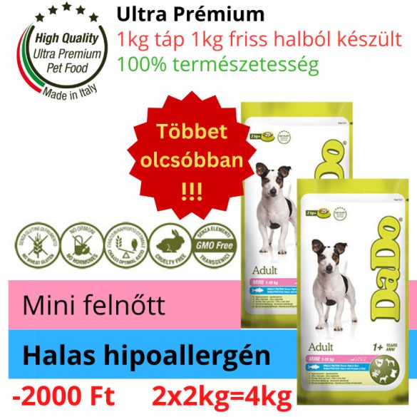 DaDo Adult Mini Fish 2*2 kg