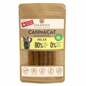 SPARROW Pet CannaCat Csirkés Sticks