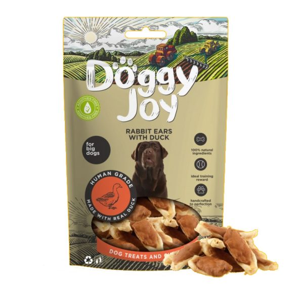 Doggy joy kacsahússal töltött nyúlfül 90 g