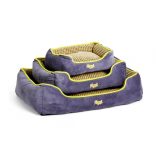 Agui Sunset Square Bed Piros 48x35x17 cm