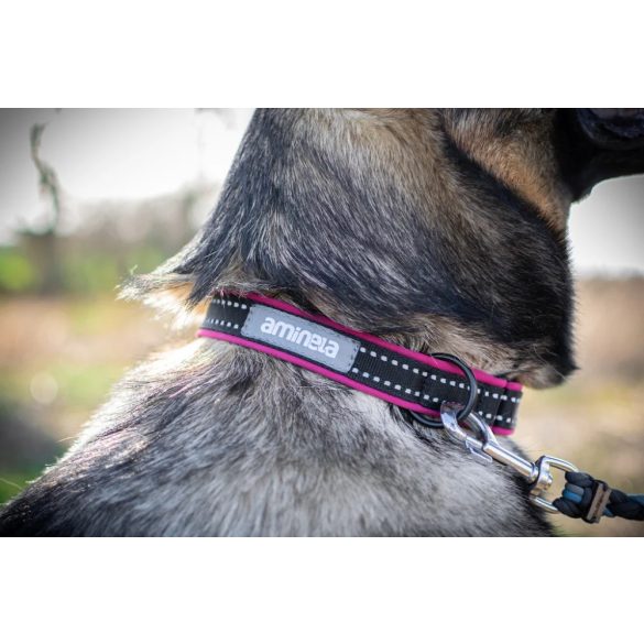 Aminela nyakörv classic - Sport & City 25 mm/35-70 cm, rózsaszín