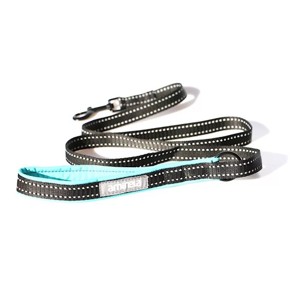 Aminela póráz nonlined Sport & City 20 mm / 150 cm türkiz/fekete