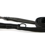 Aminela póráz Sport & City 25 mm / 150 cm fekete