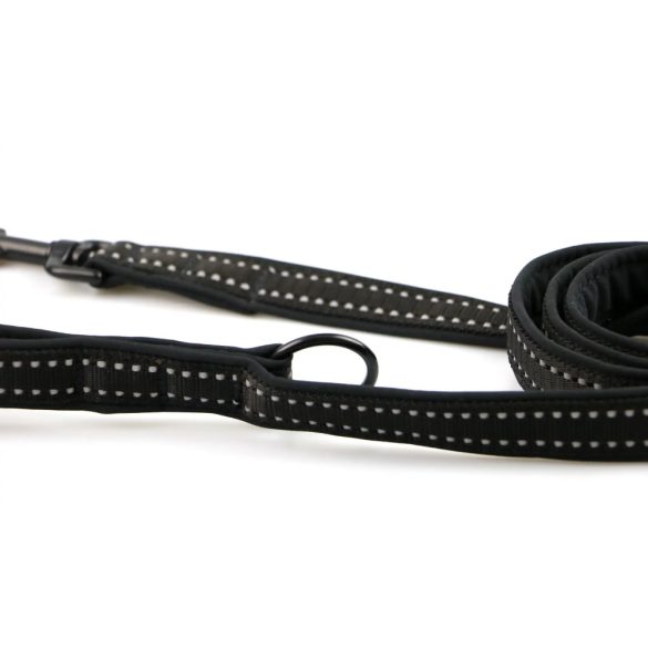 Aminela póráz Sport & City 25 mm / 150 cm fekete