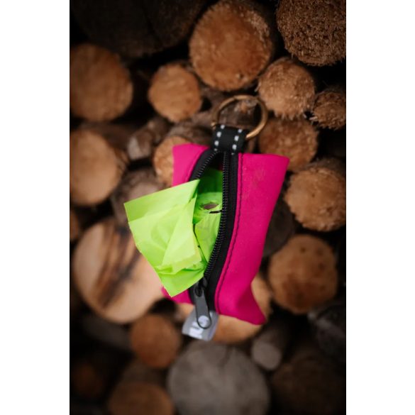 Aminela ürülékfelszedő zacskó tartó rózaszín