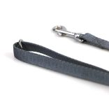 Aminela póráz karikával 25 mm/140 cm szürke