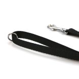 Aminela póráz karikával 25 mm/140 cm fekete