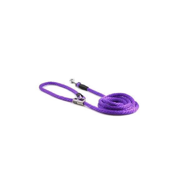 Aminela állítható kötél póráz 12 mm/270 cm lila