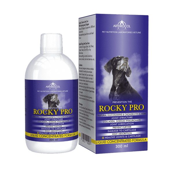 Arthrocol Rocky Pro folyékony ízület- és porcerősítő kutyáknak 300 ml