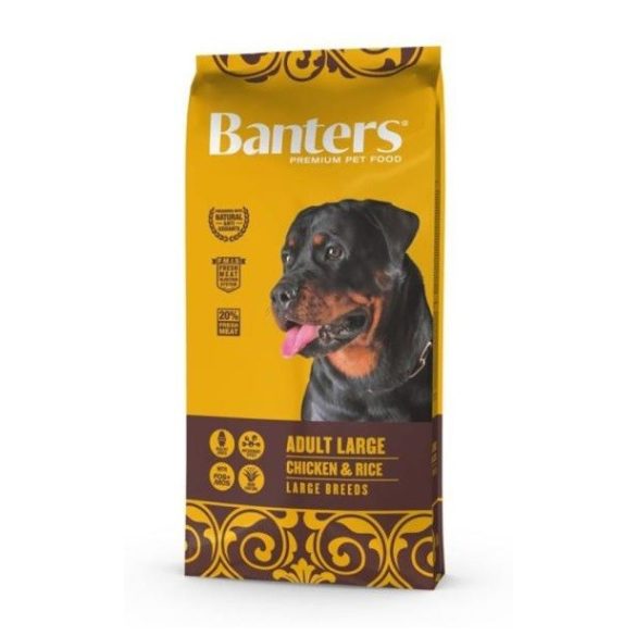 Visán Banters Dog Adult Large Breed Chicken & Rice 15 Kg