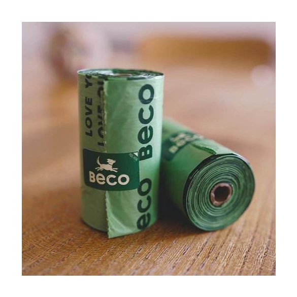 Beco Pets Környezetbarát Zacskó Menta Illatú 4 guriga - 60 zacskó