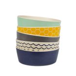 Beco Pets Printed Bowl Bowl Éjkék L