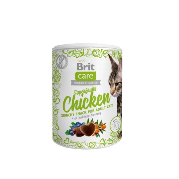 Brit Care Cat Snack Superfruits Chicken CSIRKE 100 g