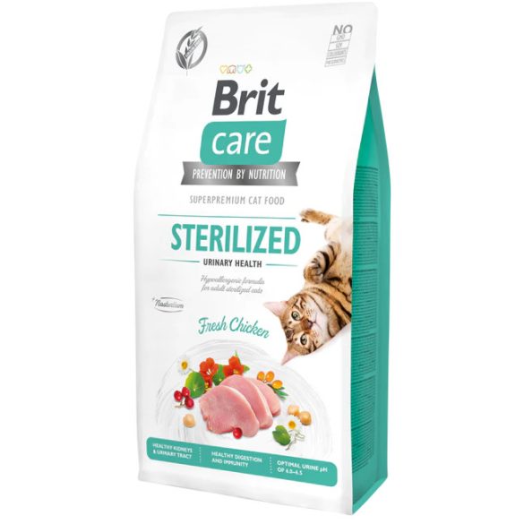 Brit Care Cat STERILISED - URINARY HEALTH CSIRKE 0,4 kg