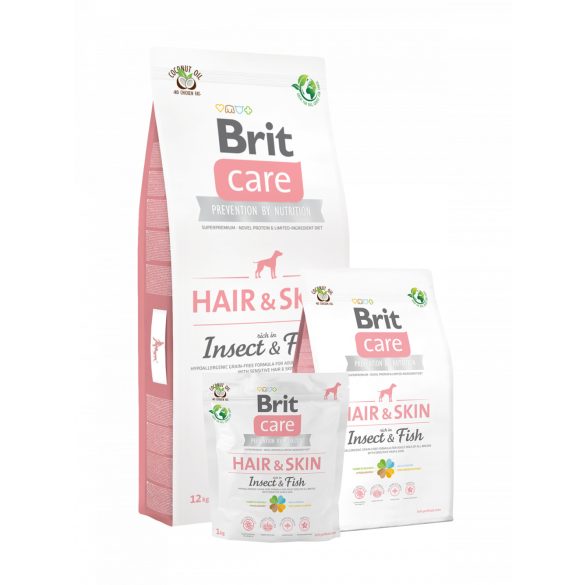 Brit Care Hypoallergen Hair & Skin Insect & Fish 12 kg