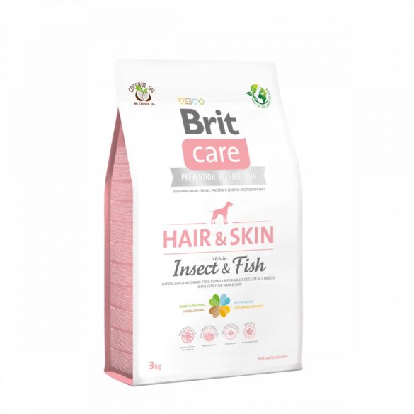 Brit Care Hypoallergen Hair & Skin Insect & Fish 3kg
