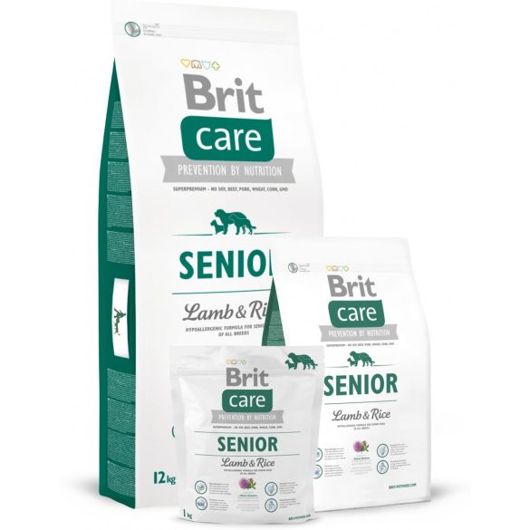 Brit Care Senior All breed Lamb & Rice Hypoallergenic 1 kg