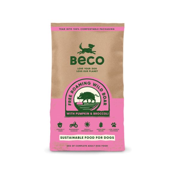 Beco eledel Szabadon élő vaddisznóhús sütőtökkel és brokkolival 2 kg