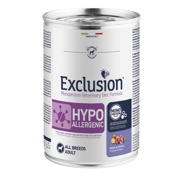 Exclusion Hypoallergenic Boar and Potato 400 g
