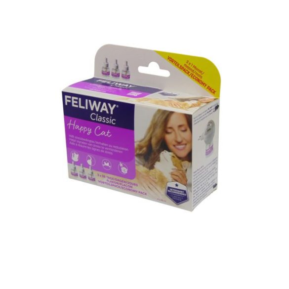 Feliway Classic utántöltő 3 x 48 ml
