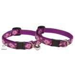 LUPINE macska nyakörv (Rose Garden 1,25 cm széles CAT csengővel 21-30 cm )