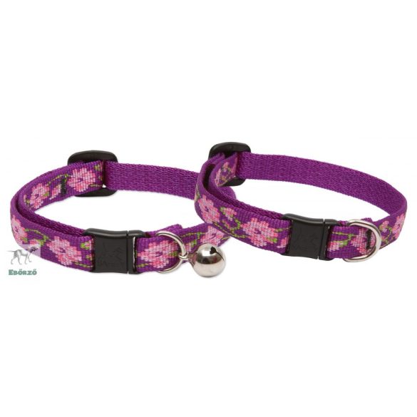 LUPINE macska nyakörv (Rose Garden 1,25 cm széles CAT csengővel 21-30 cm )