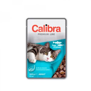 Calibra Cat Premium Adult Trout & Salmon 100g