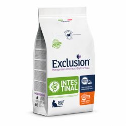 Exclusion Intestinal száraztáp felnőtt macskáknak – termékcsomagolás