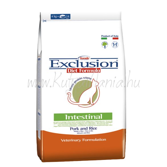 Exclusion Intestinal Cat Pork and Rice 2 kg