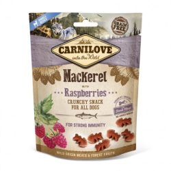   Carnilove Crunchy Snack Mackerel & Raspberry- Makréla Hússal és Málnával 200g