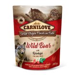Carnilove Adult tasakos Paté - vaddisznó csipkebogyóval 300g
