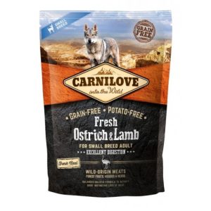 Carnilove Fresh Dog Adult Ostrich&Lamb Small - Strucc&Bárány - Excellent Digestion 1,5kg 