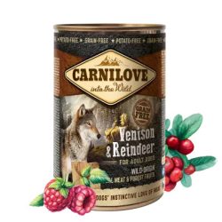   Carnilove Dog Konzerv Adult Venison&Reindeer - Vadhús&Rénszarvas 400g 