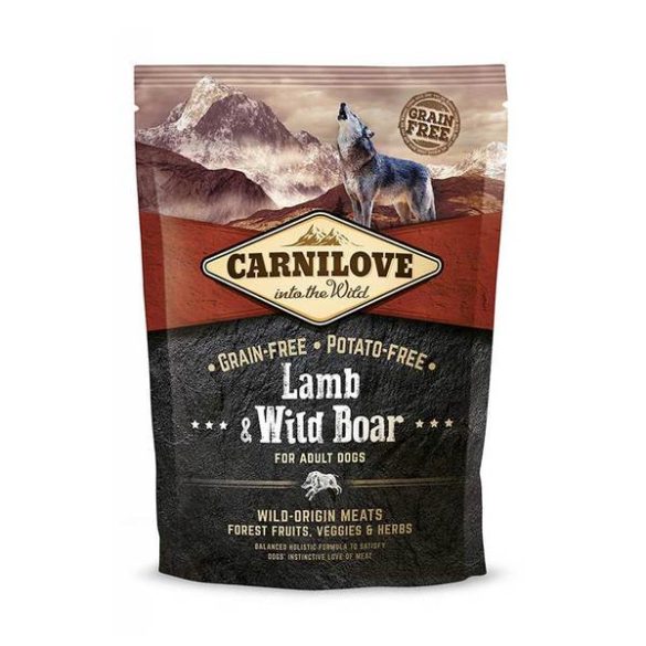 CarniLove Lamb & Wild Boar for Adult Bárány-Vaddisznó 1,5 kg