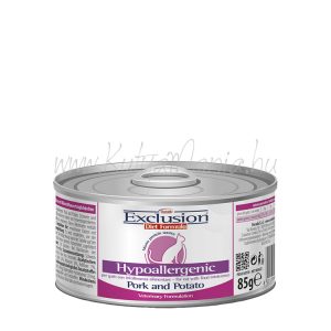 Exclusion Hypoallergenic Cat Pork and Potato 85 g