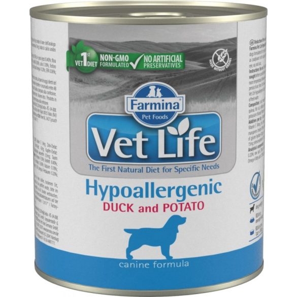 Farmina Vet Life Natural Diet Dog Hipoallergenic Duck&Potato 300g