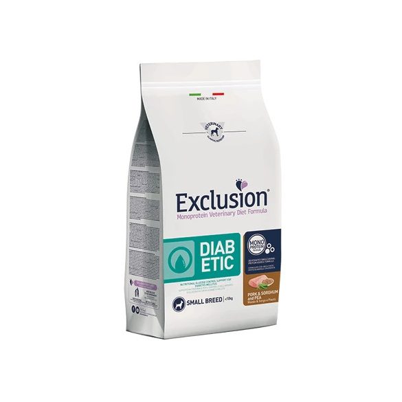 Exclusion Diabetic Pork & Sorghum and Rice Small 2 kg