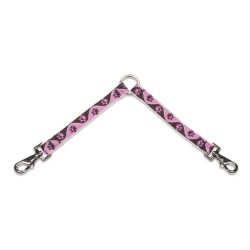   LUPINE pórázelosztó / ikervezető (Tickled Pink 1,9 cm széles)