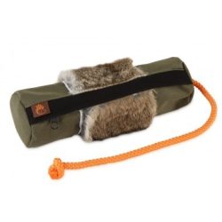   Firedog Tölthető dummy large khaki nyúl szőrme rátéttel