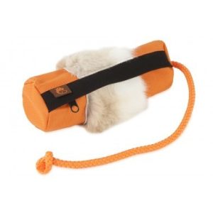 Firedog Tölthető dummy small orange nyúl szőrme rátéttel