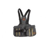 Firedog Dummytartó mellény Trainer XL dark grey with plastic buckle