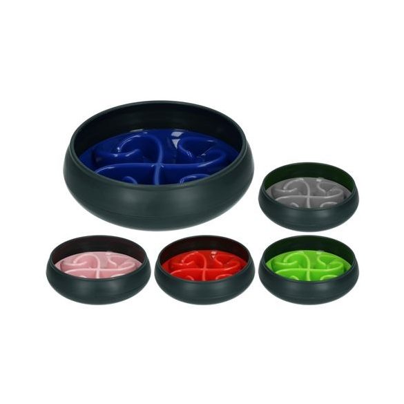 Eat Slow Live Longer Tumble Feeder Kék