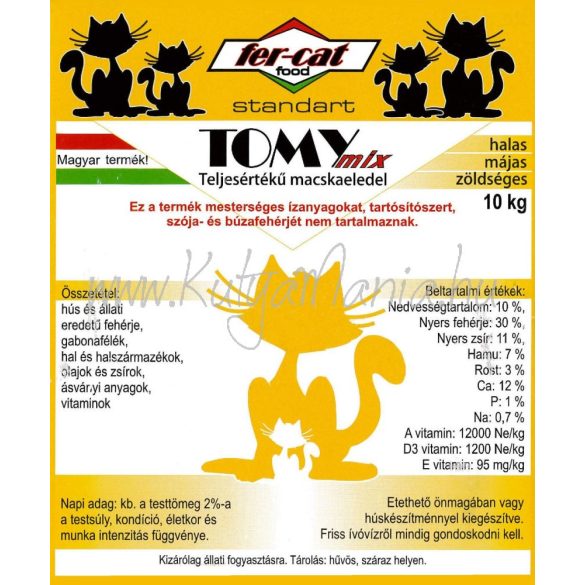 Fer-Cat Tomy 10 kg
