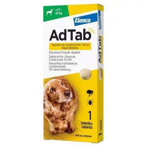 AdTab 450mg rágótabletta kutyák részére (11-22 kg)