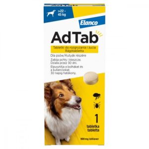 AdTab 900mg rágótabletta kutyák részére (22-45 kg)