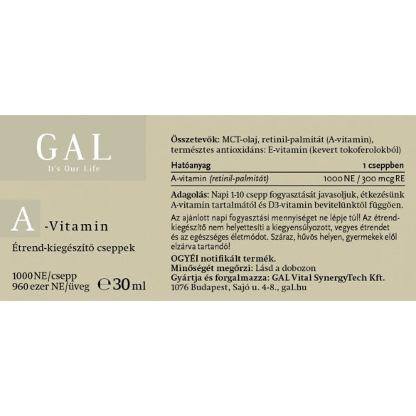 GAL A-vitamin