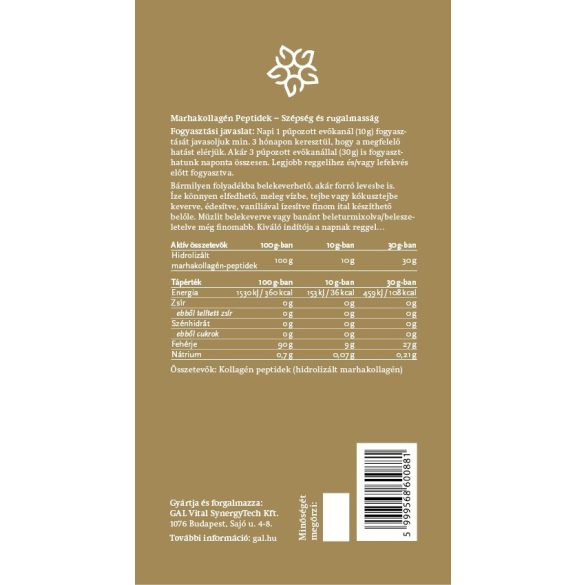 GAL Marhakollagén Peptidek - Klasszik