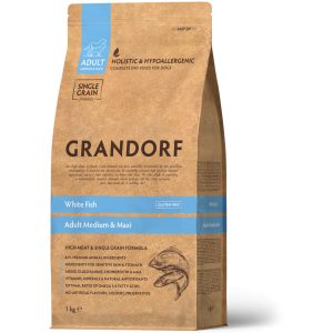 Grandorf Adult White Fish & Brown Rice MEDIUM AND MAXI 1 kg